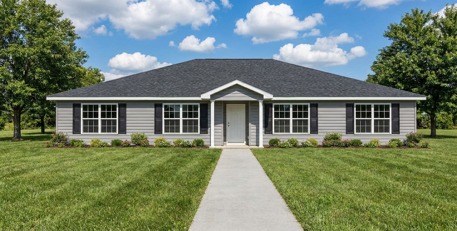 J0905d, duplex with interior entrance