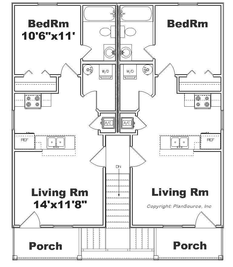 J1103-4-2B 2nd floor plan