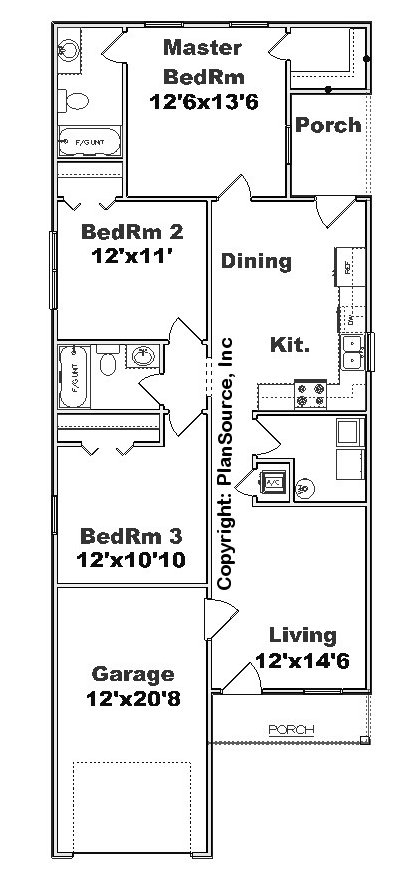 J1110 Floor plan