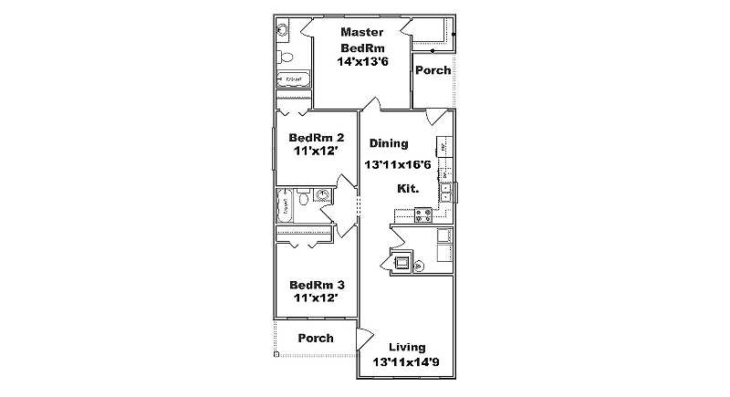 J1188 Floor plan