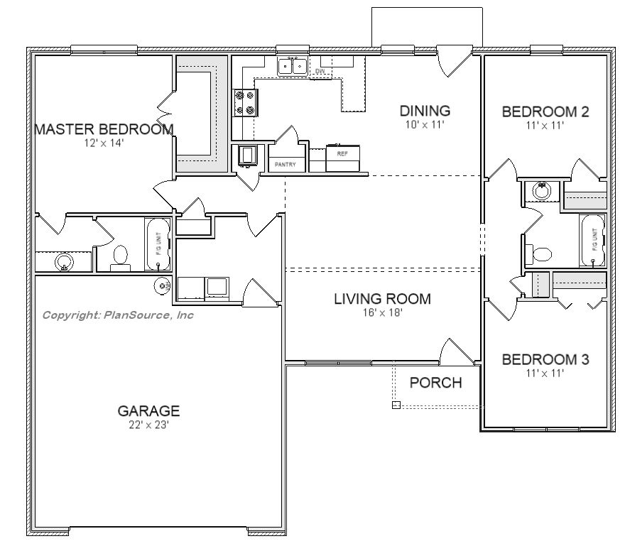 J1433 Floor plan