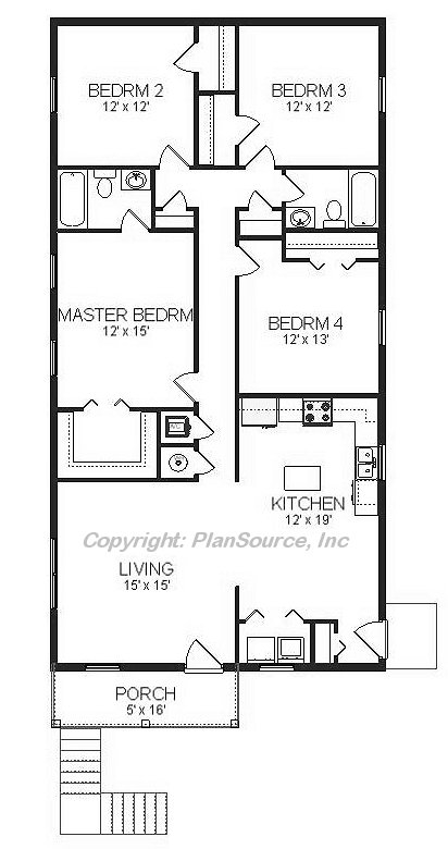 J1624-2d floor plan