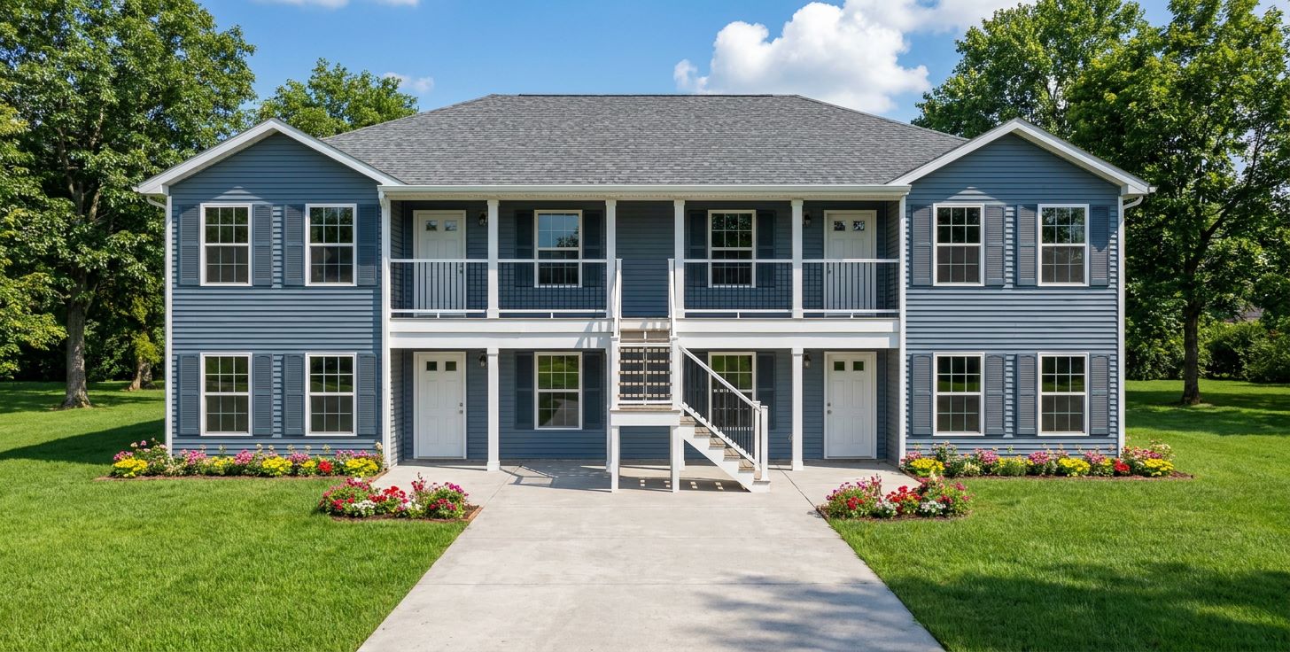 Popular fourplex plan J891-4