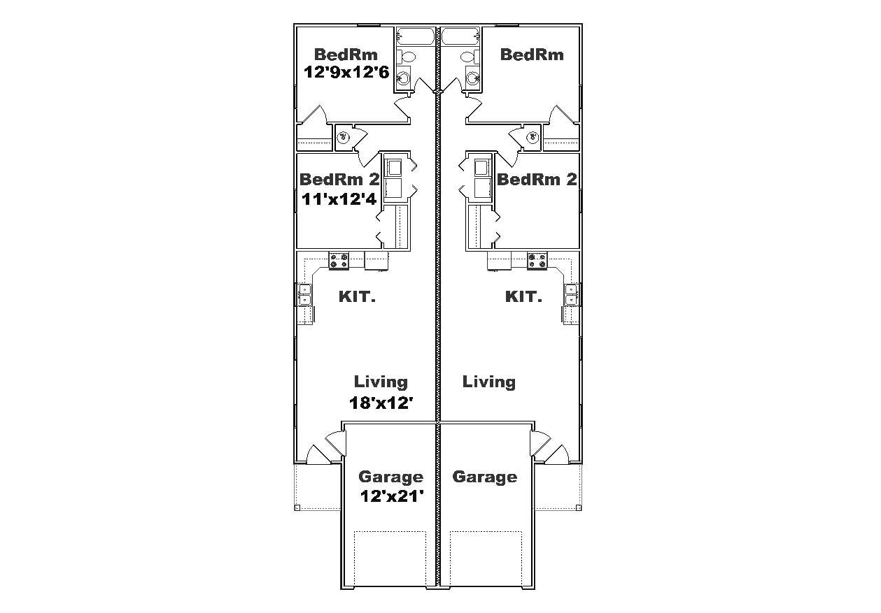 Duplex J973d Plansource Inc